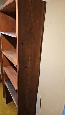 Nice pine wood bookshelf (2 of 2)