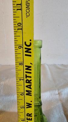 Vintage glassware - green Eiffel tower vase - and more