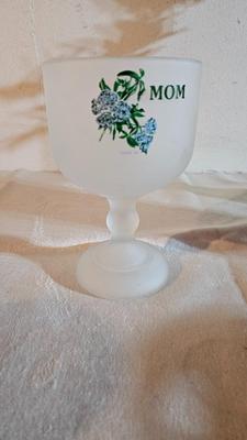 Vintage glassware - green Eiffel tower vase - and more