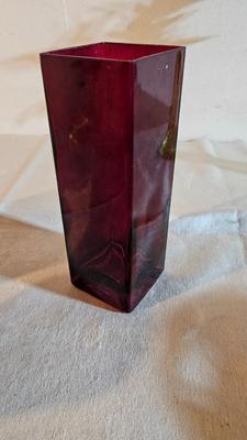 Vintage glassware - green Eiffel tower vase - and more