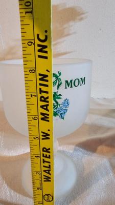 Vintage glassware - green Eiffel tower vase - and more