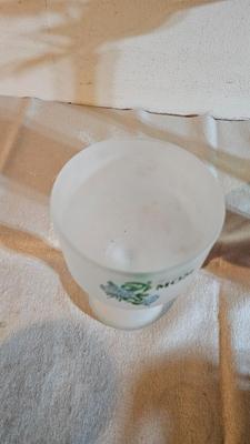 Vintage glassware - green Eiffel tower vase - and more