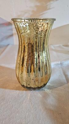 Vintage glassware - green Eiffel tower vase - and more