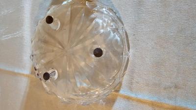 Vintage glassware - green Eiffel tower vase - and more