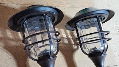 Two new solar lights and handcrafted plant rooters