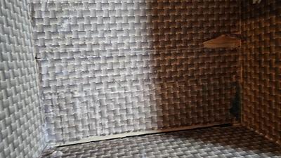 Antique Wood trunk with inside tray