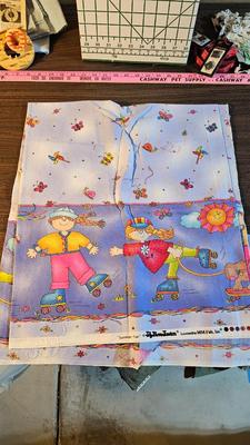 Small fabric scraps for quilting or sewing with wright's pattern board and quilting tools and more