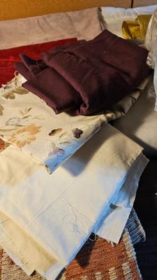 Large fabric scraps for sewing projects