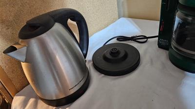 coffee pot, electric kettle and tea dispenser