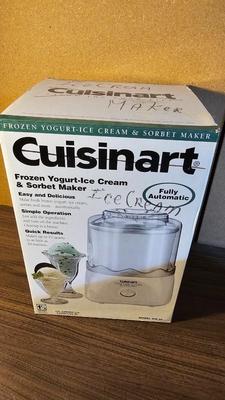 Cuisinart Ice cream maker`