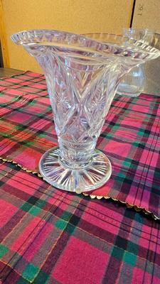 Vintage pressed glass dishware