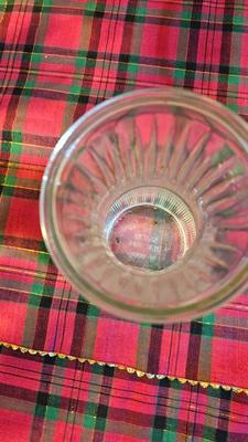 Vintage pressed glass dishware