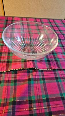 Vintage pressed glass dishware