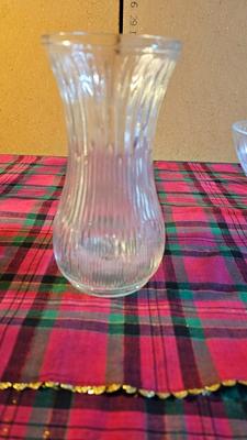 Vintage pressed glass dishware