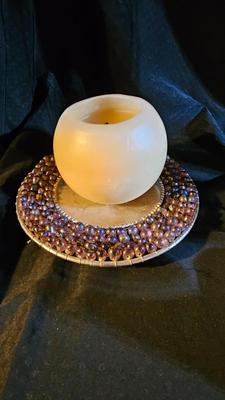 Mom & Dad floral cemetery grave memorial - Angel figures and a nice decorative cross