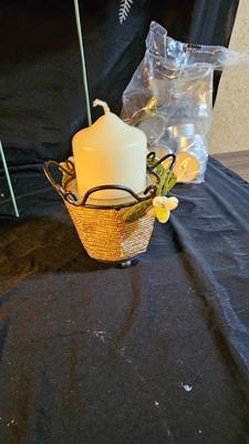 Mom & Dad floral cemetery grave memorial - Angel figures and a nice decorative cross