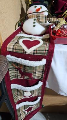 Christmas decorations - accent basket - candles - ornaments and more