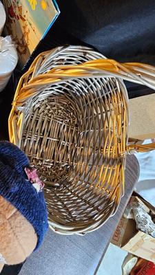 Christmas Decorations - Gingerbread - snowman / penguin tic-tac toe game, silver bow decorations and more