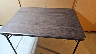 Wider than normal Folding table and two chairs