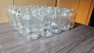 Large canning jars