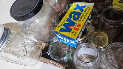 Variety of canning jars
