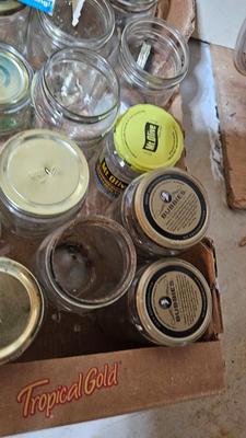 Variety of canning jars