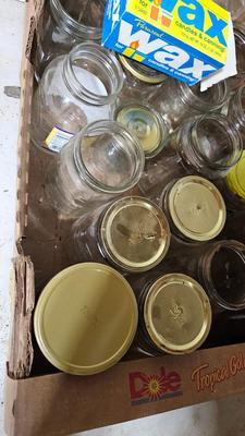 Variety of canning jars