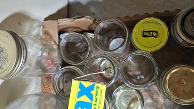 Variety of canning jars
