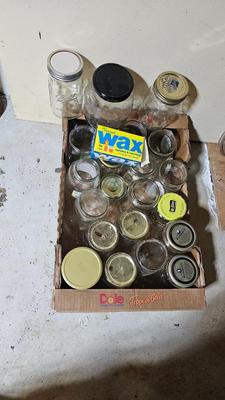 Variety of canning jars