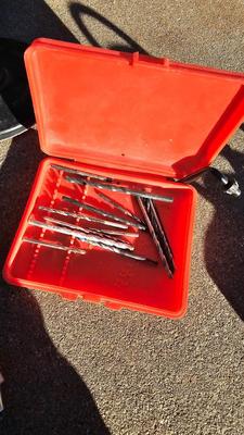 Electric Craftsman 3/8" drill with bits and more