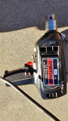 Electric Craftsman 3/8" drill with bits and more