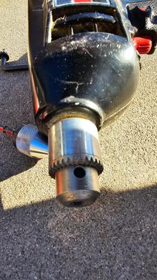 Electric Craftsman 3/8" drill with bits and more