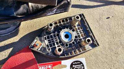 Black and Decker sander with sandpaper