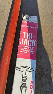 "The Jack" Standard Adjustable floor Jack 4.6' to 7.9'
