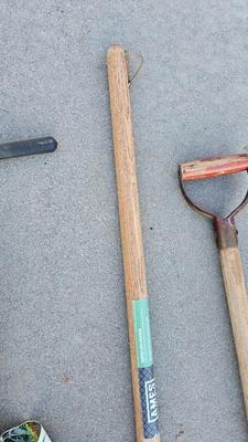 Gardening tools - bulb planter - weed tool - snow shovel and more