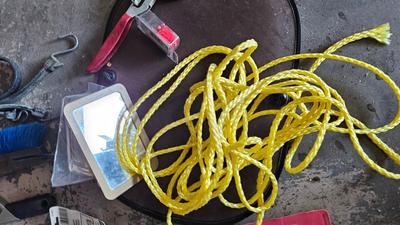 Variety of Auto needs - small tools - 16 foot 6 guage angle clamp booster cables and more