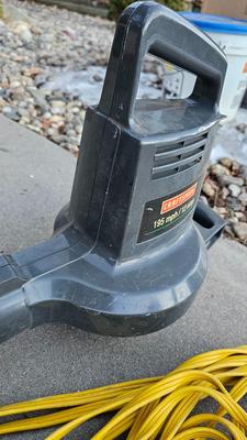 Trim All edger trimmer and Craftsman leaf blower with extension cord