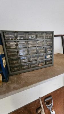 Hardware organizers complete with hardware