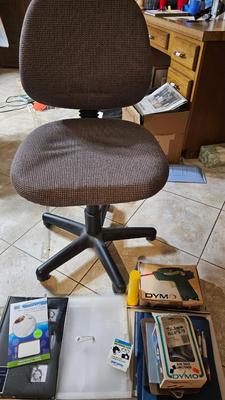 Office chair and office supplies