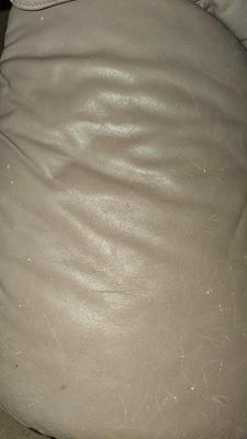 Small Leather-like Sectional sofa