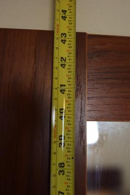 Rosewood Danish Mirror