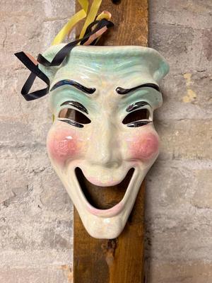 Clown themed items, jewelry box