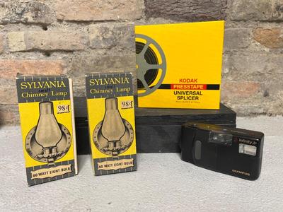 Vintage Kodak, Sylvania & Olympus camera