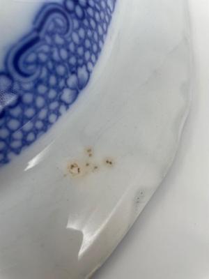 Kaolin Ware Flow Blue Platter