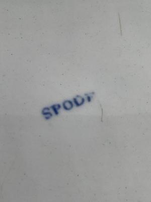 1795 Staffordshire Spode Covered Platter