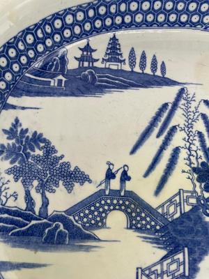 1795 Staffordshire Spode Covered Platter