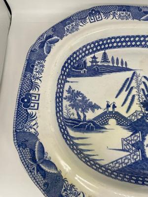 1795 Staffordshire Spode Covered Platter