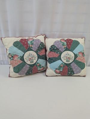 Sale Photo Thumbnail #2302: Vintage Hand Stitched Throw Pillows