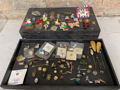 Tie tacks and hat pins
