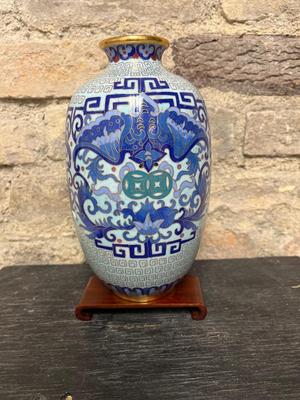 Spectacular Cloisonné vase